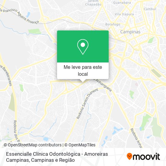 Essencialle Clínica Odontológica - Amoreiras Campinas mapa