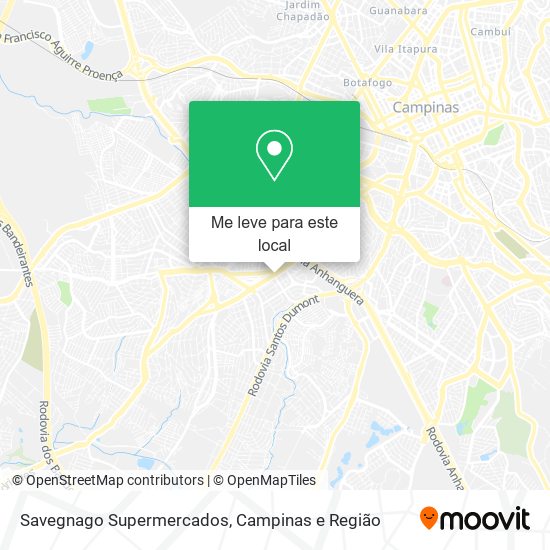 Savegnago Supermercados mapa