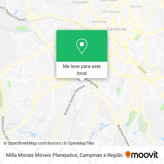 Milla Morais Móveis Planejados mapa