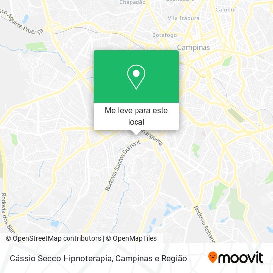 Cássio Secco Hipnoterapia mapa