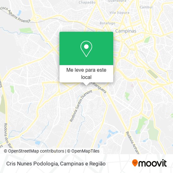 Cris Nunes Podologia mapa