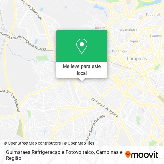 Guimaraes Refrigeracao e Fotovoltaico mapa