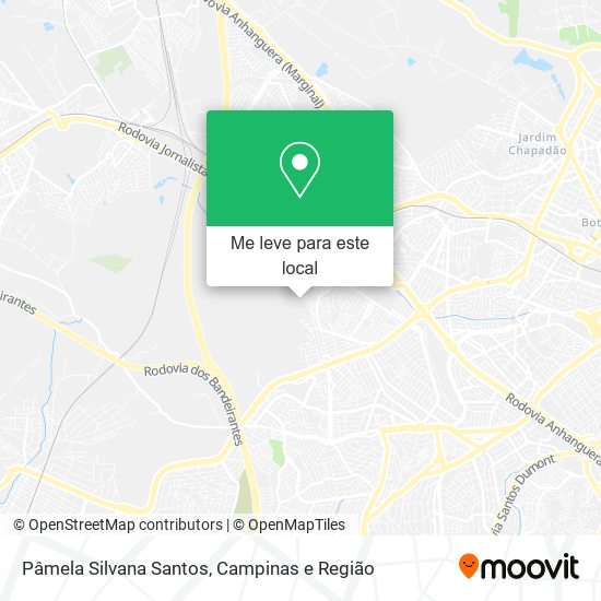 Pâmela Silvana Santos mapa