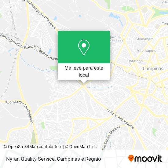 Nyfan Quality Service mapa