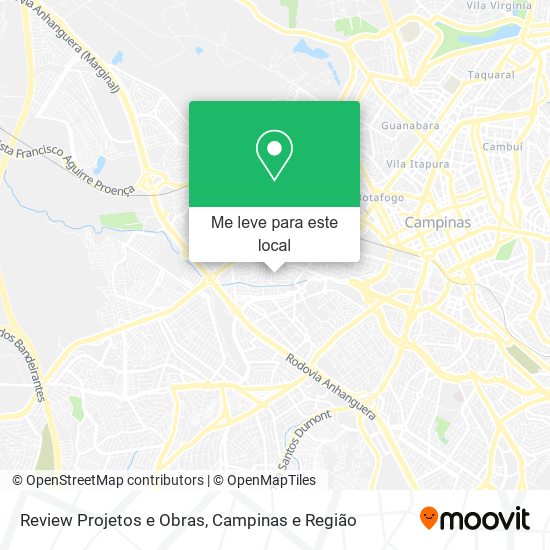 Review Projetos e Obras mapa