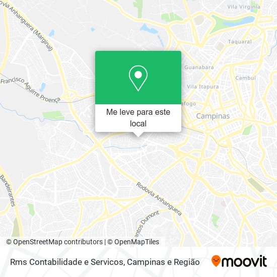 Rms Contabilidade e Servicos mapa