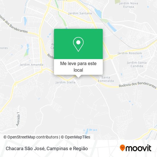 Chacara São José mapa