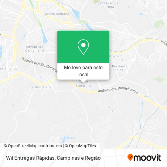 Wil Entregas Rápidas mapa