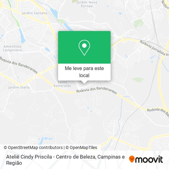 Ateliê Cindy Priscila - Centro de Beleza mapa