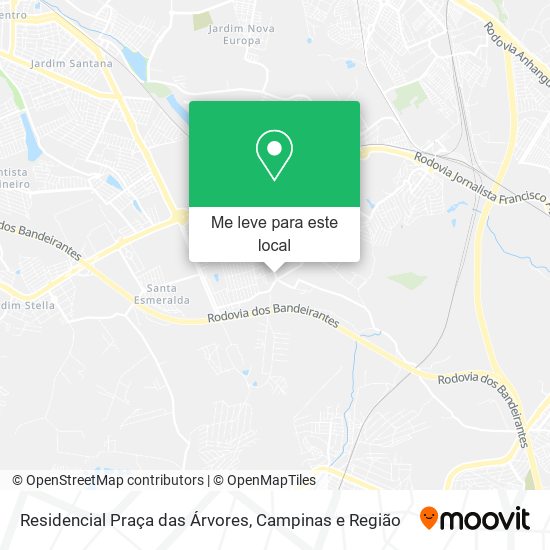 Residencial Praça das Árvores mapa