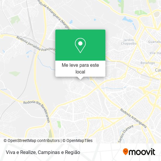 Viva e Realize mapa