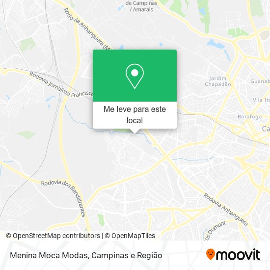 Menina Moca Modas mapa