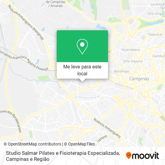 Studio Salmar Pilates e Fisioterapia Especializada mapa