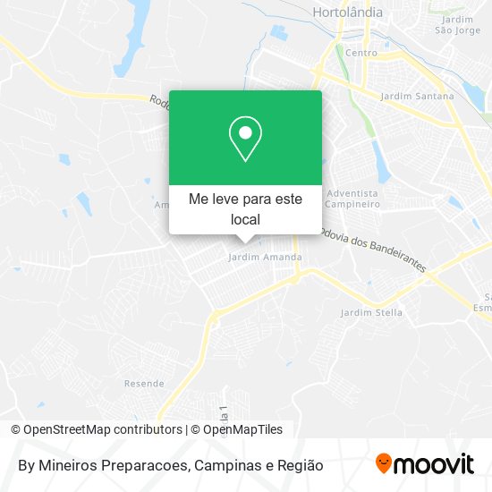By Mineiros Preparacoes mapa