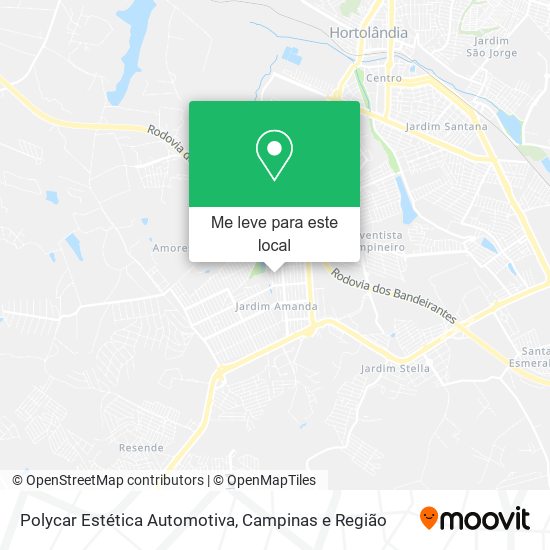 Polycar Estética Automotiva mapa