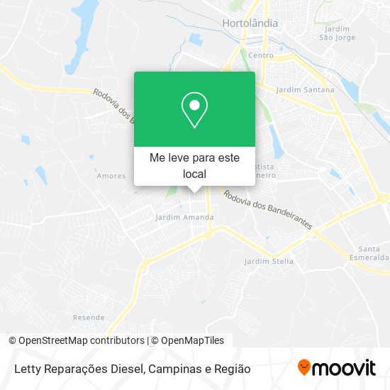 Letty Reparações Diesel mapa