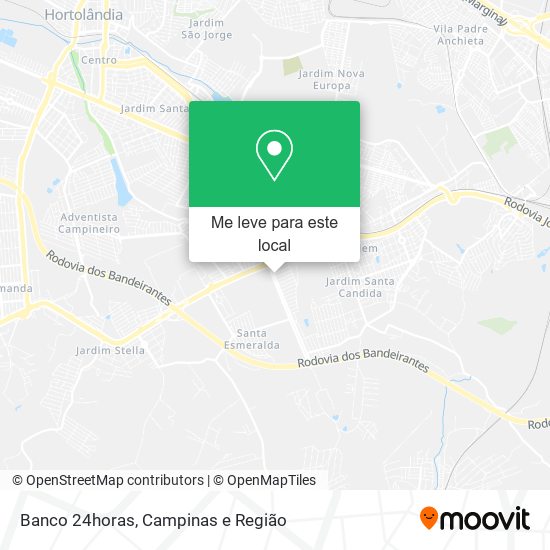 Banco 24horas mapa