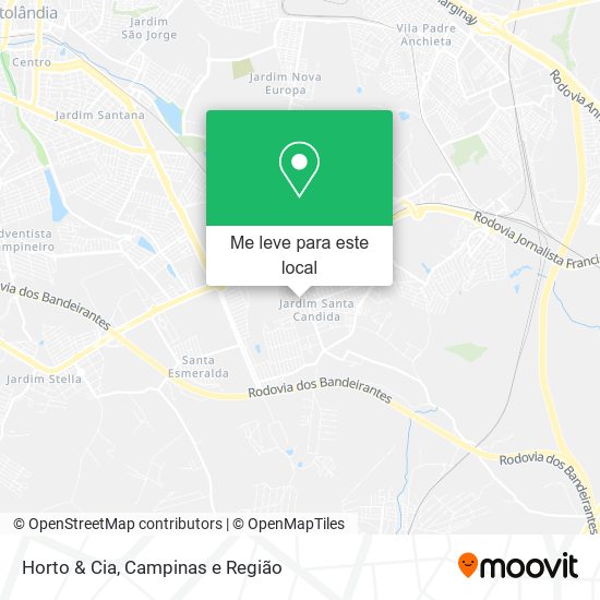 Horto & Cia mapa