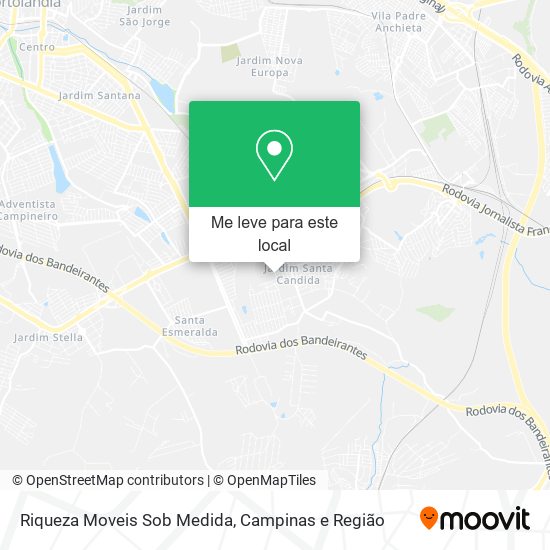 Riqueza Moveis Sob Medida mapa