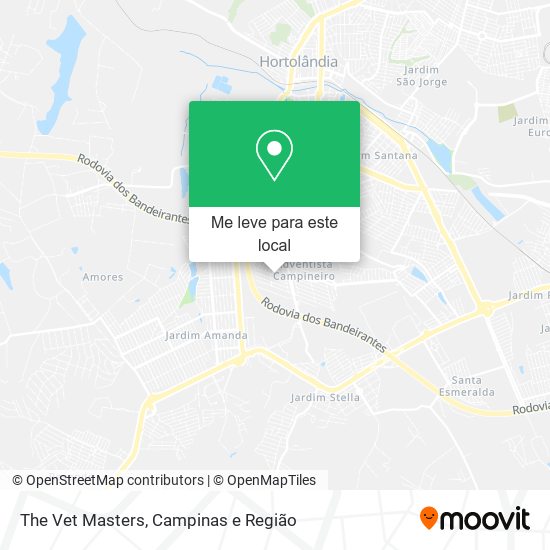 The Vet Masters mapa