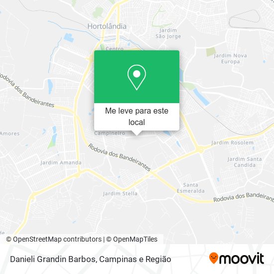Danieli Grandin Barbos mapa