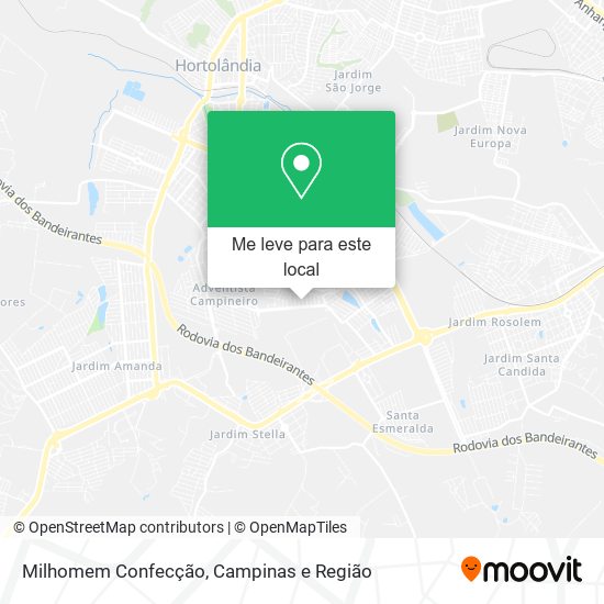 Milhomem Confecção mapa