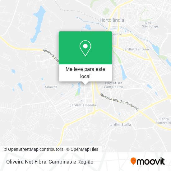 Oliveira Net Fibra mapa