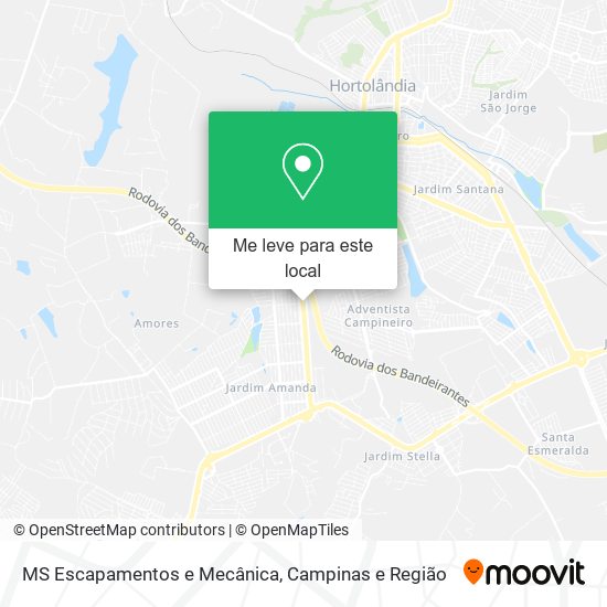 MS Escapamentos e Mecânica mapa