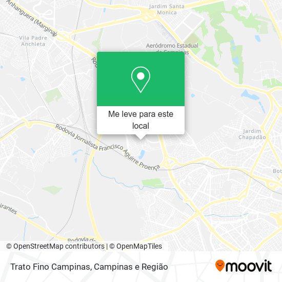 Trato Fino Campinas mapa