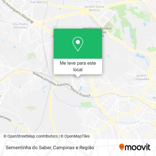 Sementinha do Saber mapa