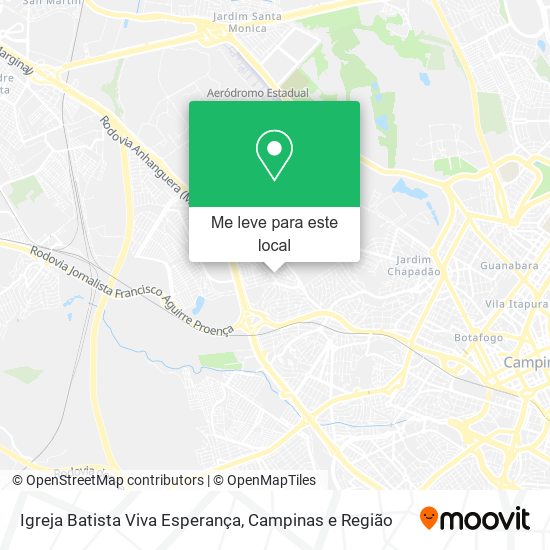 Igreja Batista Viva Esperança mapa