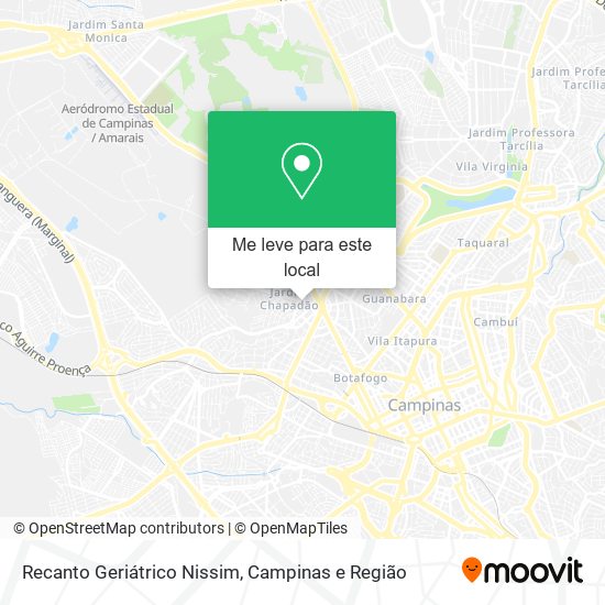 Recanto Geriátrico Nissim mapa