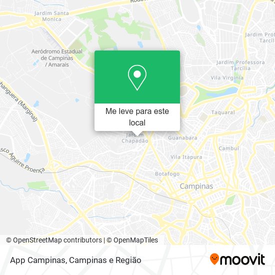 App Campinas mapa