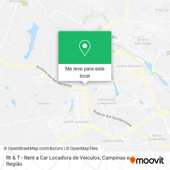 Rt & T - Rent a Car Locadora de Veiculos mapa