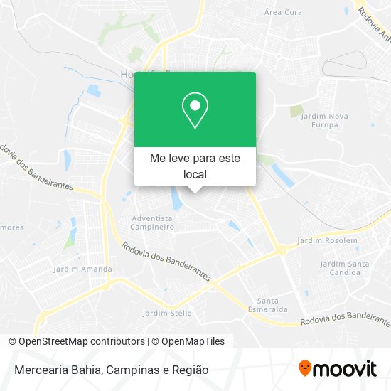 Mercearia Bahia mapa