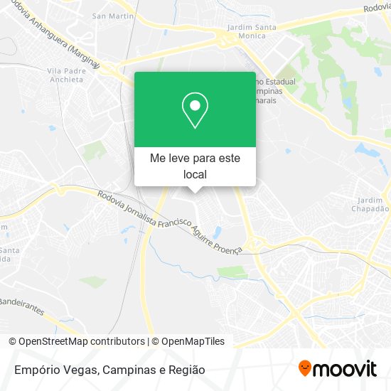 Empório Vegas mapa