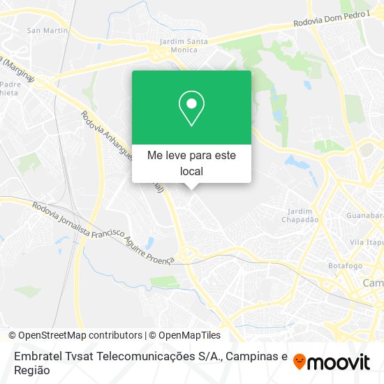 Embratel Tvsat Telecomunicações S / A. mapa