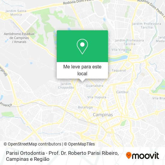Parisi Ortodontia - Prof. Dr. Roberto Parisi Ribeiro mapa