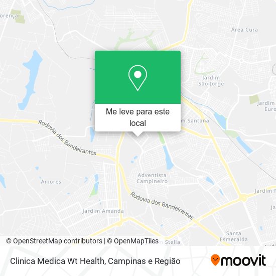 Clinica Medica Wt Health mapa