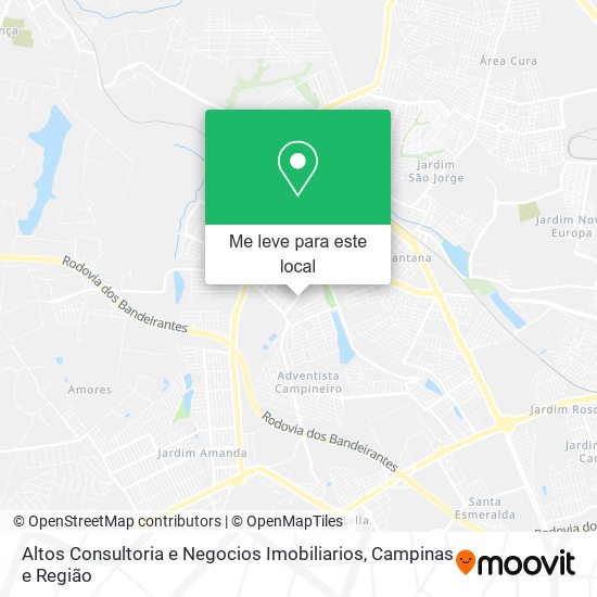 Altos Consultoria e Negocios Imobiliarios mapa