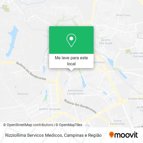 Rizziollima Servicos Medicos mapa