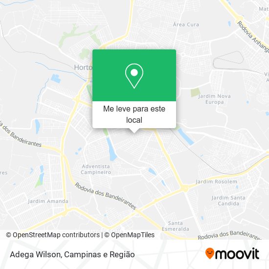 Adega Wilson mapa