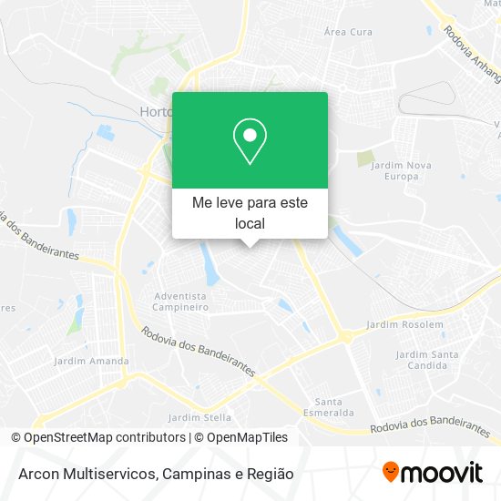 Arcon Multiservicos mapa