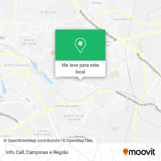 Info Cell mapa