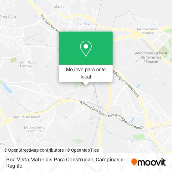 Boa Vista Materiais Para Construcao mapa