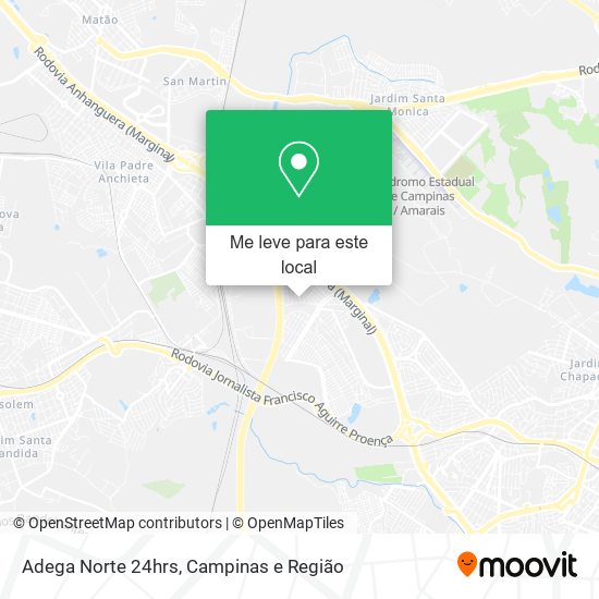 Adega Norte 24hrs mapa