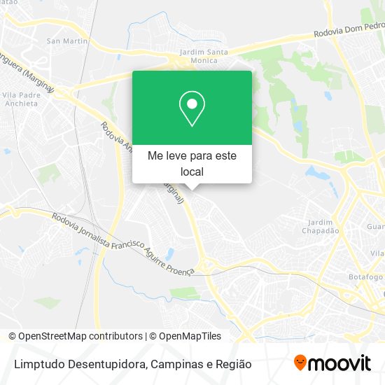 Limptudo Desentupidora mapa