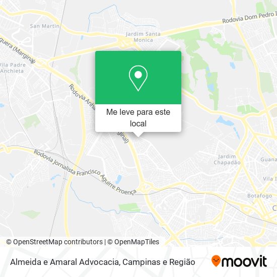 Almeida e Amaral Advocacia mapa