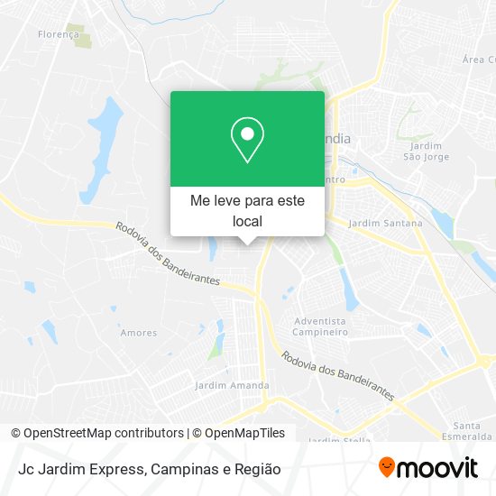Jc Jardim Express mapa