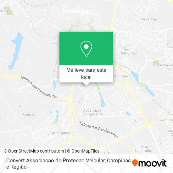 Convert Associacao de Protecao Veicular mapa